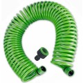 Bộ vòi xịt dây lò xo tưới cây, rửa xe đa năng 7 chế độ BA1386, Bộ 5 mét đầy đủ 