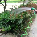 Bộ vòi xịt dây lò xo tưới cây, rửa xe đa năng 7 chế độ BA1386, Bộ 5 mét đầy đủ 