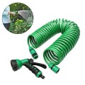 Bộ vòi xịt dây lò xo tưới cây, rửa xe đa năng 7 chế độ BA1386, Bộ 5 mét đầy đủ 