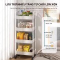Kệ nhựa để đồ đa năng có bánh xe đẩy chuyên dụng BA1396, Kệ 3 tầng