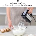 Máy trộn bột và đánh trứng cầm tay tốc độ mạnh mẽ, 4 que đi kèm BA1398