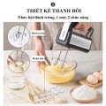 Máy trộn bột và đánh trứng cầm tay tốc độ mạnh mẽ, 4 que đi kèm BA1398