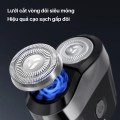 (Phiên bản mới) Máy cạo râu Enchen mini 6 lưỡi dao kép mỏng, chống nước cao cấp BA1394