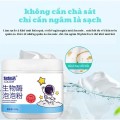Combo 2 lọ Bột tẩy trắng Enzyme đánh bay vết bẩn khử ố vàng trên quần áo BA1408