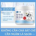 Combo 2 lọ Bột tẩy trắng Enzyme đánh bay vết bẩn khử ố vàng trên quần áo BA1408