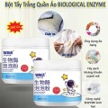 Combo 2 lọ Bột tẩy trắng Enzyme đánh bay vết bẩn khử ố vàng trên quần áo BA1408