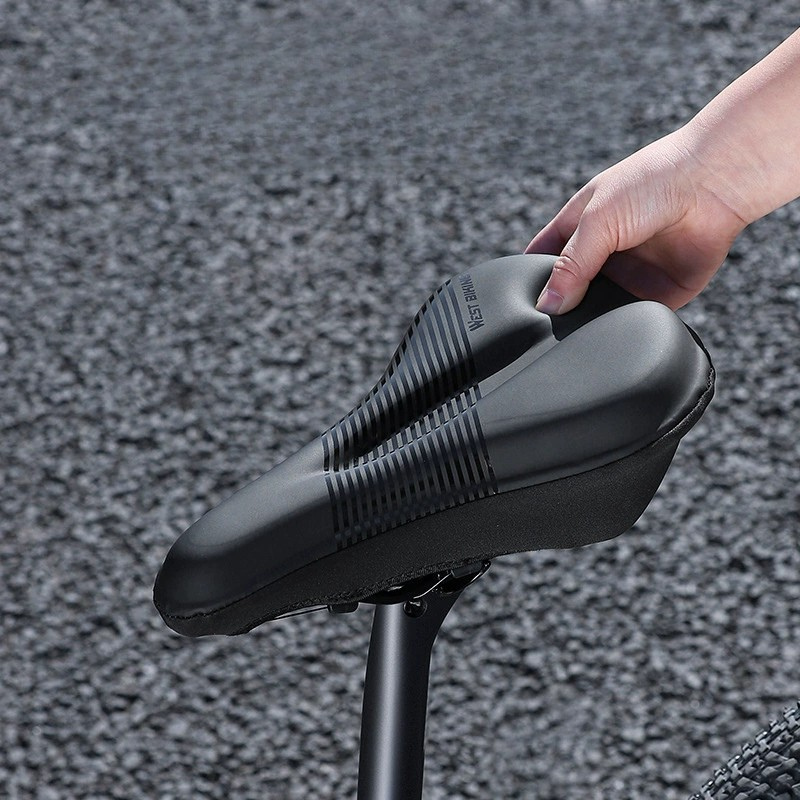 Vỏ bọc yên xe đạp chống trượt West Biking bằng da PU cao cấp BA1404