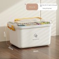 Hộp y tế gia đình đa năng nhiều tầng tiện dụng BA1415, Cỡ lớn