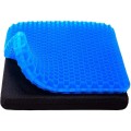 Đệm ghế văn phòng 2 lớp 3D thoáng khí tối ưu BA1410, Đệm cho bé: 22x16x3cm