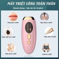 Máy triệt lông mini cầm tay tại nhà công nghệ IPL lạnh cao cấp BA1405