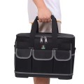 Túi đựng đồ nghề sửa chữa đế nhựa, chống nước, siêu bền BA1428, Cỡ vừa 17 inch (41 x 23 x 25 cm)