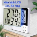 Máy đo nhiệt độ phòng, độ ẩm, nhiệt ẩm kiêm đồng hồ báo thức 5 trong 1 BA1430