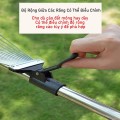 Chổi thép cào lá làm vườn gấp gọn 15 răng đa năng BA1438