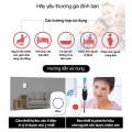 Thiết bị báo động không dây dùng cho người già, bệnh nhân BA1441, 1 chuông 1 nút bấm