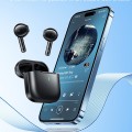 Tai nghe không dây V5.3 Hoco EQ2 chống ồn, pin lâu, âm bass mạnh BA1442, Màu đen 