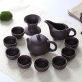 Bộ ấm pha trà tử sa cao cấp phong cách cổ xưa 11 chi tiết BA742