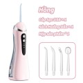 Máy tăm nước không dây tiện lợi có 4 đầu thay thế BA1484, Màu đen 