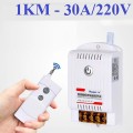 Bộ công tắc điều khiển từ xa Honest 40A/220V dùng cho máy bơm nước BA1477, Bộ HT-9220KG 40A 1km