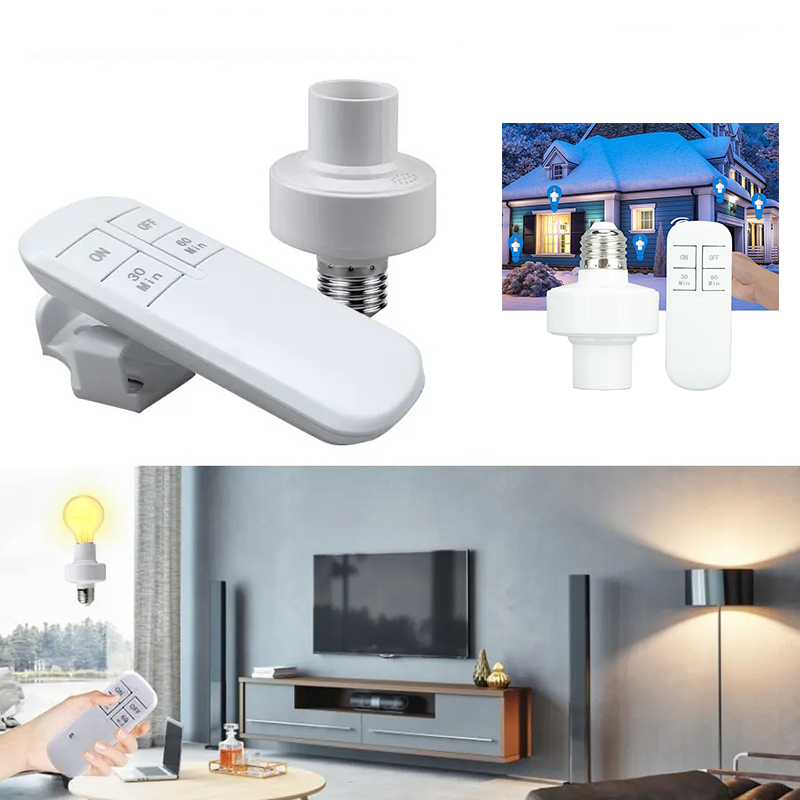 Đui đèn điều khiển từ xa không dây INVERTECH bắt sóng khỏe BA1474