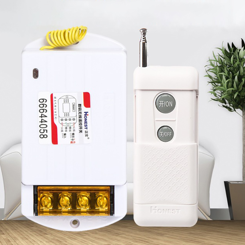 Công tắc điều khiển từ xa Honest HT-6220ZRD 1000m công suất lớn 30A BA1473