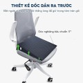 Đệm lót ghế ngồi chất liệu Foam PU giảm đau mỏi mông và thắt lưng BA1471, Màu đen 