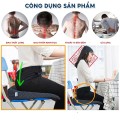 Đệm lót ghế ngồi chất liệu Foam PU giảm đau mỏi mông và thắt lưng BA1471, Màu đen 