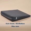Đệm lót ghế ngồi chất liệu Foam PU giảm đau mỏi mông và thắt lưng BA1471, Màu đen 