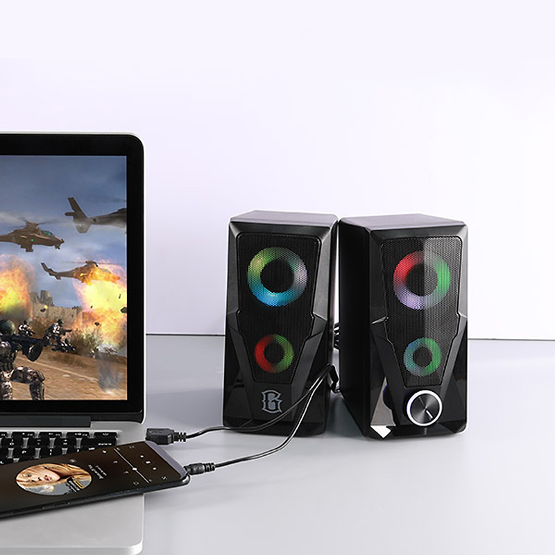 Loa máy tính Robot RS200 hiệu ứng đèn Led cao cấp BA1458