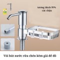 Vòi bơm nước rửa chén kèm kệ để đồ tiện lợi BA1463