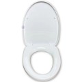 Nắp bồn cầu đóng,mở êm tự động phù hợp hầu hết mọi loại bồn cầu BA1446