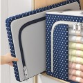 Túi đựng quần áo khung thép gấp gọn tiện lợi chống nước chống ẩm BA1487, Dung tích 78L: 50x40x33cm