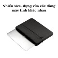 Túi chống sốc đựng laptop chống nước 2 ngăn có quai tiện lợi BA1499, Màu xám - 13inch - 13.3inch