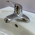 Vòi Lavabo rửa mặt, rửa tay nóng lạnh 2 chân BA1494, Vòi không kèm dây