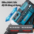 Máy khoan pin 3 chức năng kèm bộ phụ kiện 24 chi tiết BA1493, Loại 1 pin