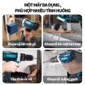 Máy khoan pin 3 chức năng kèm bộ phụ kiện 24 chi tiết BA1493, Loại 1 pin