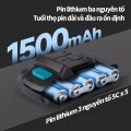 Máy khoan pin 3 chức năng kèm bộ phụ kiện 24 chi tiết BA1493, Loại 1 pin