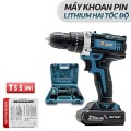 Máy khoan pin 3 chức năng kèm bộ phụ kiện 24 chi tiết BA1493, Loại 1 pin