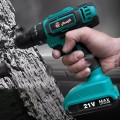 Máy khoan pin 3 chức năng kèm bộ phụ kiện 24 chi tiết BA1493, Loại 1 pin