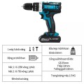 Máy khoan pin 3 chức năng kèm bộ phụ kiện 24 chi tiết BA1493, Loại 1 pin