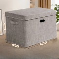 Hộp vải đựng quần áo có nắp có thể gấp gọn tiện lợi BA1502, Dung tích 40L (44*29*30cm)