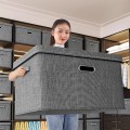 Hộp vải đựng quần áo có nắp có thể gấp gọn tiện lợi BA1502, Dung tích 40L (44*29*30cm)