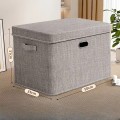 Hộp vải đựng quần áo có nắp có thể gấp gọn tiện lợi BA1502, Dung tích 40L (44*29*30cm)