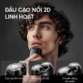 Máy cạo râu mini Enchen K8 đầu cạo 2D chống nước cao cấp BA1472