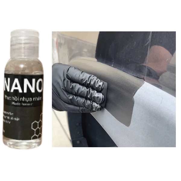 Nano phục hồi nhựa nhám 50ml, làm mới nhựa đen xe ô tô, xe máy BA1513