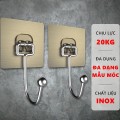 Combo 20 móc dán tường inox đa năng, treo đồ tiện lợi BA1512