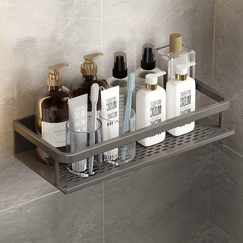 Kệ để đồ treo tường phòng tắm, nhà vệ sinh chất liệu không gỉ BA1504