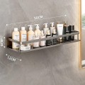 Kệ để đồ treo tường phòng tắm, nhà vệ sinh chất liệu không gỉ BA1504, Dài 40 cm