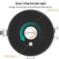 Hộp đựng hạt cà phê bằng thép không gỉ kèm muỗng định lượng BA1528, 1500ml