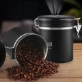 Hộp đựng hạt cà phê bằng thép không gỉ kèm muỗng định lượng BA1528, 1500ml