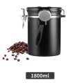 Hộp đựng hạt cà phê bằng thép không gỉ kèm muỗng định lượng BA1528, 1500ml